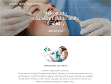 Tablet Screenshot of chandlerbrightfamilydentistry.com